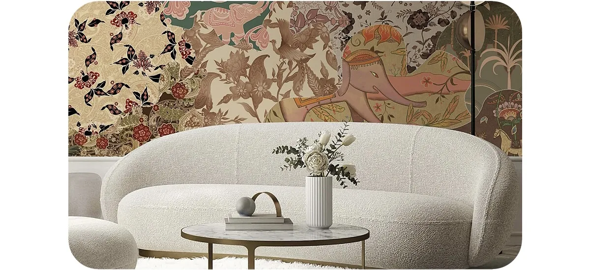 Batik Wallpaper Colorful